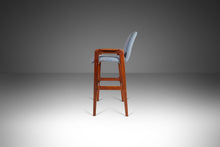 Load image into Gallery viewer, Mid Century Modern Bar Stool in Solid Teak by Benny Linden, c.1970s-ABT Modern
