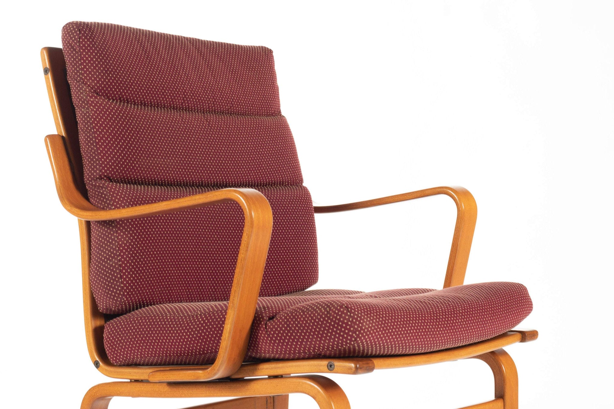 Mid Century Modern Bentwood Lounge Chairs by Gote Mobler, Sweden