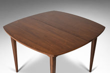 Load image into Gallery viewer, Mid Century Modern Brasilia Extension Dining Table in Walnut by Broyhill, USA, c. 1960s-ABT Modern
