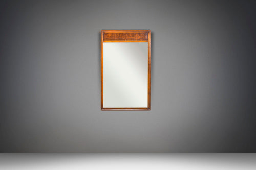 Mid Century Modern Brasilia Mirror in Walnut by Broyhill, USA, c. 1960's-ABT Modern
