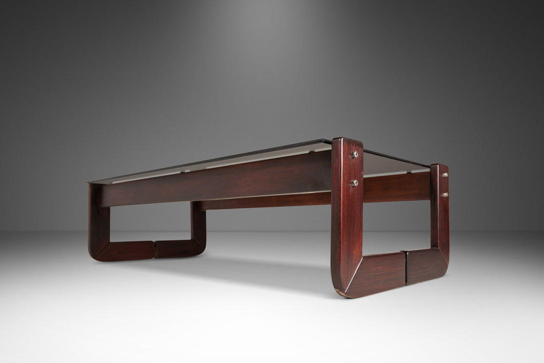 Mid-Century Modern Coffee Table in Jacaranda by Percival Lafer, Brazil, c. 1970s-ABT Modern