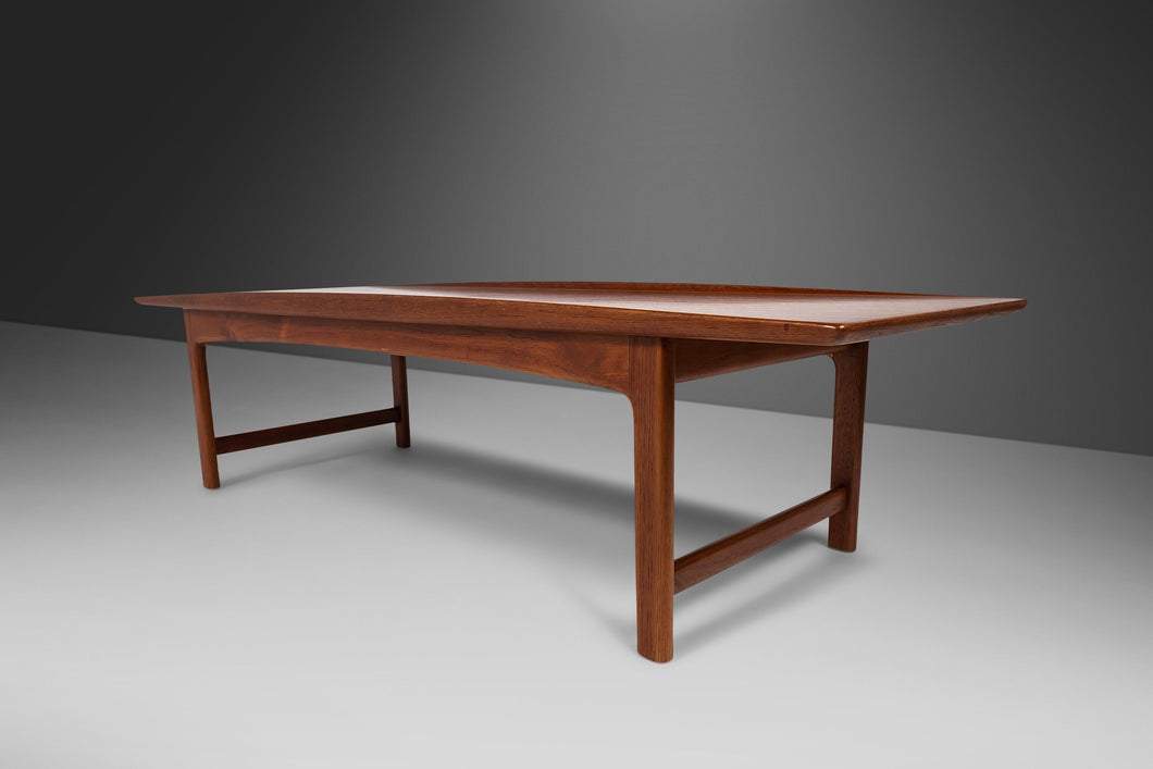 Mid Century Modern Contoured Teak Coffee Table by Dux, Sweden, c. 1960's-ABT Modern