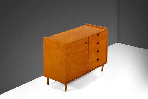 Mid Century Modern Edmond Spence Dresser / Case Piece in Maple w/ Brass Detailing, Sweden, c. 1960's-ABT Modern