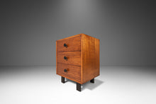 Load image into Gallery viewer, Mid Century Modern End Table / Three Drawer Dresser in Walnut by George Nelson for Herman Miller, USA, c. 1960&#39;s-ABT Modern
