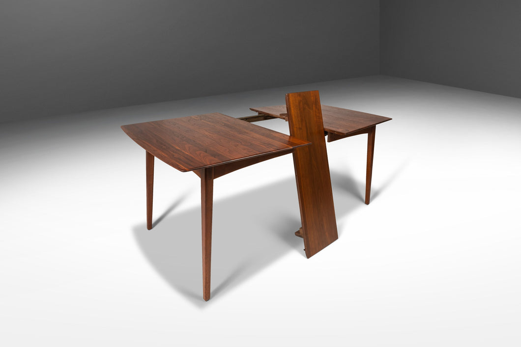 Mid Century Modern Expansion Dining Table in Solid Walnut by Russel Wright for Conant Ball, USA, c. 1960's-ABT Modern