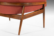 Load image into Gallery viewer, Mid Century Modern High Back Barrel Chair by Milo Baughman in Ruby Red, USA, c. 1960&#39;s-ABT Modern

