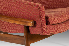 Load image into Gallery viewer, Mid Century Modern High Back Barrel Chair by Milo Baughman in Ruby Red, USA, c. 1960&#39;s-ABT Modern
