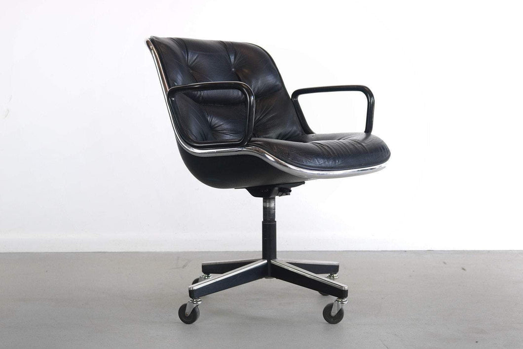 Mid Century Modern Knoll Office Chair by Charles Pollock, USA-ABT Modern