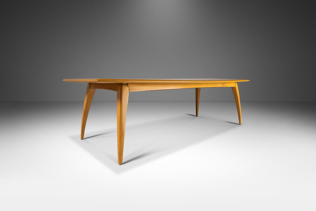 Mid Century Modern Model M5105 Coffee Table in Solid Birch by Haywood Wakefield, USA, c. 1957-ABT Modern