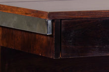 Load image into Gallery viewer, Mid Century Modern Rosewood Desk w/ Chrome Detailing by Lane, c. 1970s-ABT Modern
