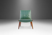 Load image into Gallery viewer, Mid Century Modern Slipper Chair in Walnut &amp; Original Green Fabric by Kroehler, USA, c. 1960&#39;s-ABT Modern
