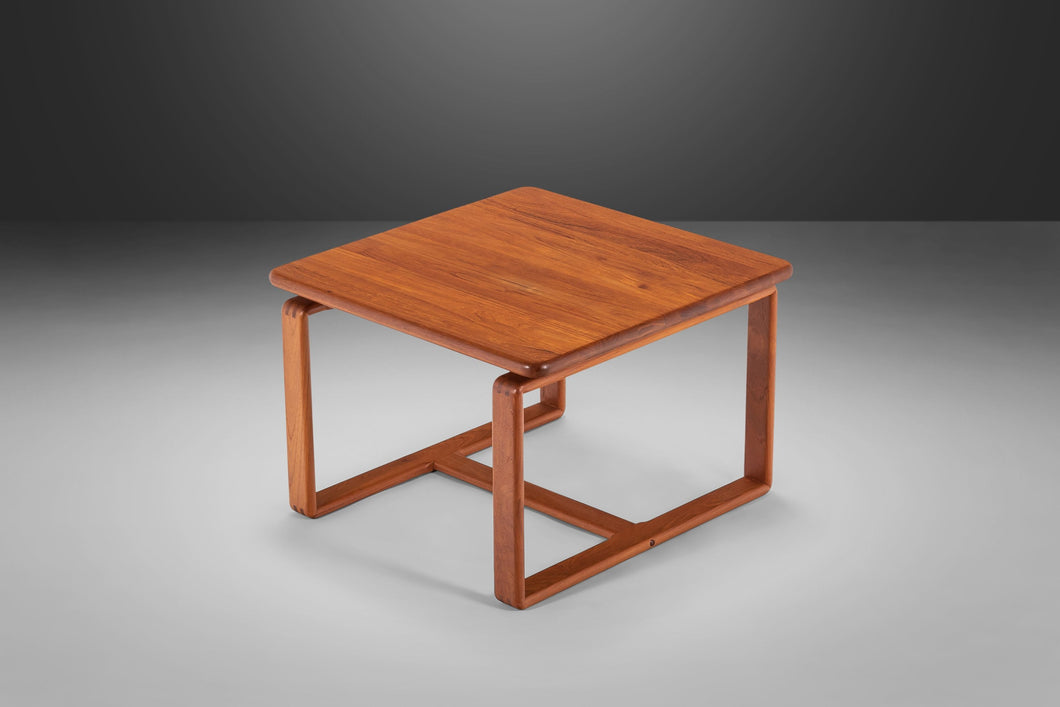 Mid Century Modern Solid Teak Coffee Table, c. 1970's-ABT Modern