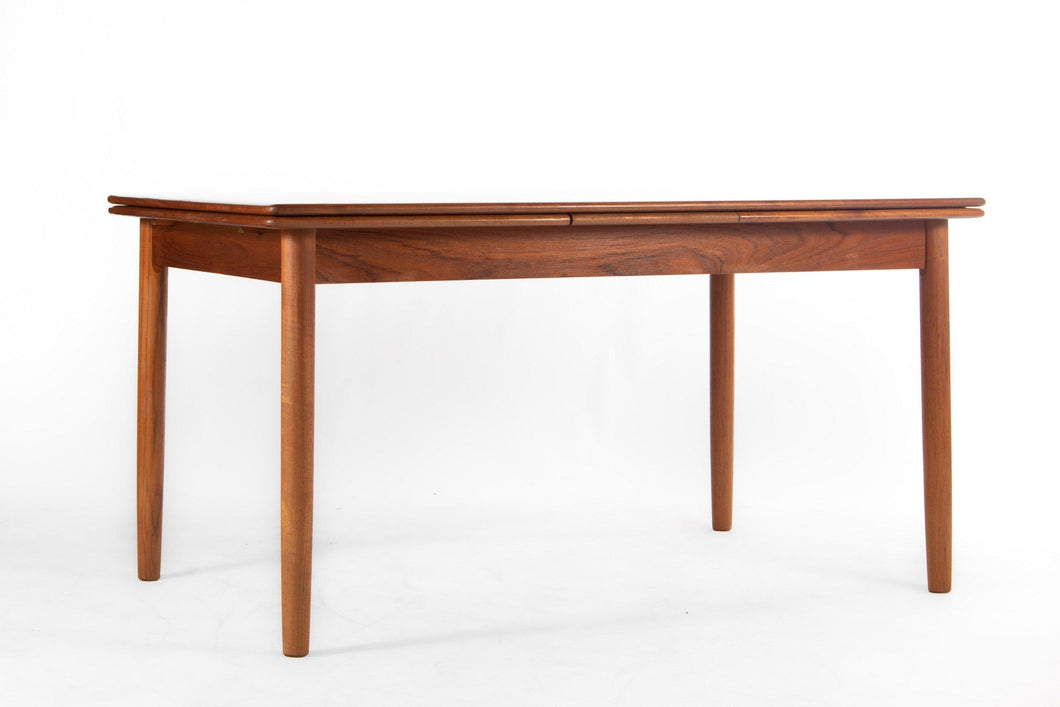 Mid Century Modern Teak Danish Extension Dining Table-ABT Modern