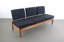 Load image into Gallery viewer, Mid Century Modern Three Seater Bench / Sofa in Solid Walnut Styled After Jens Risom-ABT Modern
