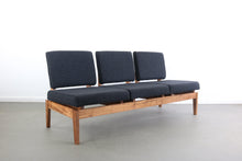 Load image into Gallery viewer, Mid Century Modern Three Seater Bench / Sofa in Solid Walnut Styled After Jens Risom-ABT Modern
