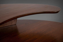 Load image into Gallery viewer, Mid Century Two-Tiered Coffee Table in Oak Stained Walnut after Paul Laszlo, c. 1960s-ABT Modern
