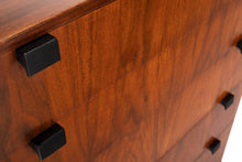 Load image into Gallery viewer, Milo Baughman for Directional Five Drawer Highboy Dresser in Walnut-ABT Modern

