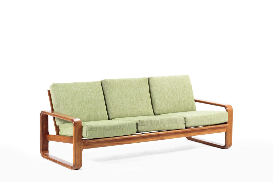 Minimalist Bentwood 3-Seater Sofa in Solid Teak-ABT Modern