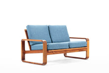 Load image into Gallery viewer, Minimalist Teak Bentwood Sofa Set Including a Lovseat and Three Seat Sofa-ABT Modern
