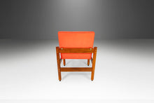 Load image into Gallery viewer, Minimalist Thonet Armless Chair Chair Found in its Original Red Naugahyde Upholstery, USA, c. 1960&#39;s-ABT Modern

