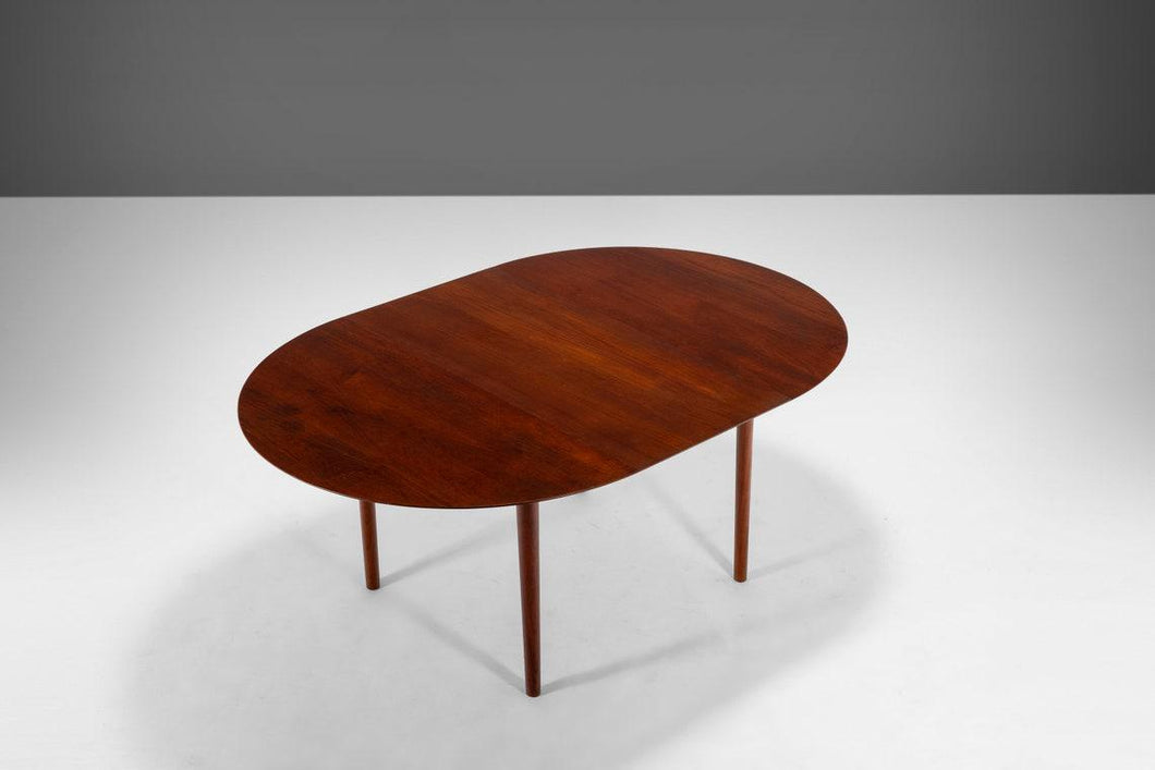 Model 121 Teak Dining Table / Extension Table by Borge Mogensen for Soborg Mobelfabrik, c. 1960s-ABT Modern