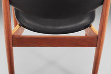 Load image into Gallery viewer, Model 197 Side / Desk Chair in Walnut &amp; Leather by Finn Juhl for France &amp; Son, Denmark, c. 1960&#39;s-ABT Modern
