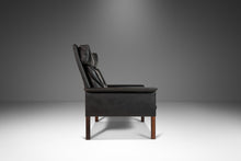 Load image into Gallery viewer, Model 500 High-Back Lounge Chair in Rosewood &amp; Aged Leather by Hans Olsen for CS Møbler, Denmark, c. 1960&#39;s-ABT Modern
