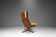 Load image into Gallery viewer, Mr. Chair Bentwood Walnut Lounge Chair in Deep Mustard Leather for Plycraft by George Mulhauser, USA, c. 1960&#39;s-ABT Modern
