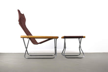 Load image into Gallery viewer, NY Folding Chair and Ottoman by Takeshi Nii, Japan, 1950s-ABT Modern

