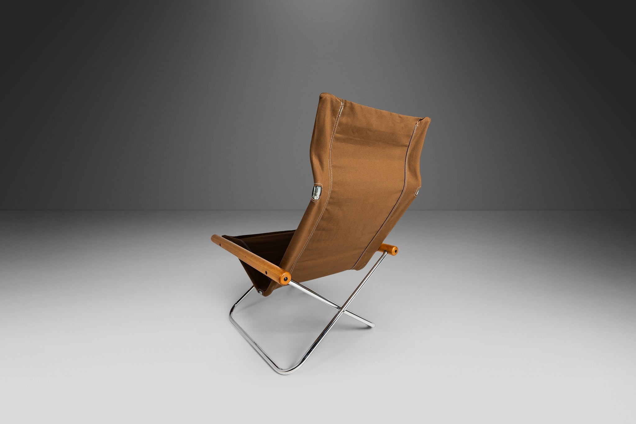 NY Folding Chair and Ottoman by Takeshi Nii, Japan, c. 1950's