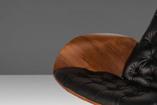 Load image into Gallery viewer, Newly Restored George Mulhauser for Plycraft Tufted Lounge Chair in Walnut and Vinyl on Metal Star Basse, c. 1960s-ABT Modern
