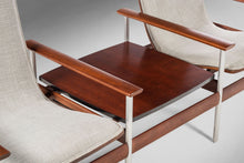 Load image into Gallery viewer, Norwegian Modern Two Seat Bench with End Table by Sven Ivar Dysthe, c. 1960s-ABT Modern
