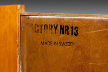 Load image into Gallery viewer, ON HOLD - Mid Century Modern Edmond Spence Dresser / Case Piece in Maple w/ Brass Detailing, Sweden, c. 1960&#39;s-ABT Modern
