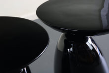 Load image into Gallery viewer, ON HOLD - Pair of Black Regency End / Side Parabel Tables Designed by Eero Aarnio-ABT Modern
