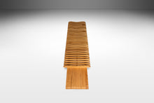 Load image into Gallery viewer, Organic Modern &quot;Aligné&quot; Slatted Bench in Solid Ambrosia Maple by Mark Leblanc, USA, c. 2022-ABT Modern
