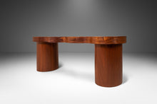 Load image into Gallery viewer, Organic Modern Bench in Solid African Sapale Mahogany by Mark Leblanc, USA, c. 2022-ABT Modern
