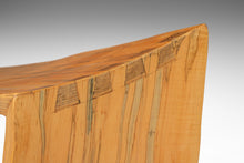 Load image into Gallery viewer, Organic Modern Studio Craft Bentwood Asymmetrical Abstract Three Seater Bench in Ambrosia Maple, USA, c. 1980&#39;s-ABT Modern
