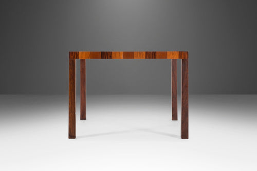Parsons Dining Table Attributed to Milo Baughman for Directional in Teak and Walnut, USA, c. 1960's-ABT Modern