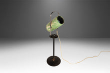 Load image into Gallery viewer, Patinaed Westinghouse Select-O-Ray Stage Light / Pedestal Lamp / Floor Lamp in Original Aged Mint Green Paint, USA, c. 1940s-ABT Modern

