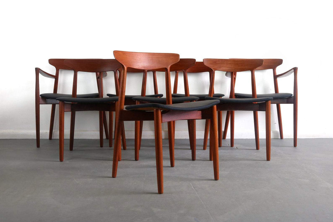 Payment 2 of 2 for the Teak Dining Chairs by Harry Ostergaard for Randers Møbelfabrik (Set of 10)-ABT Modern
