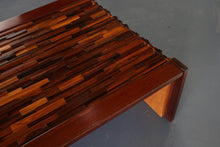 Load image into Gallery viewer, Percival Lafer Rosewood, Walnut, and Teak Coffee Table w/ a Glass Top, Brazil-ABT Modern
