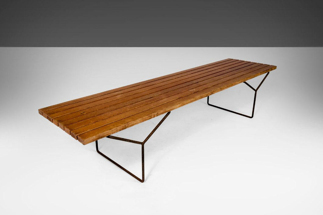 Perfectly Patina'd Bench by Harry Bertoia for Knoll Inc. / Knoll International, c. 1952-ABT Modern
