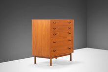 Load image into Gallery viewer, Peter Hvidt &amp; Orla Mølgaard Nielsen Tall Boy Dresser / Chest of Drawers, Denmark, c. 1950&#39;s-ABT Modern
