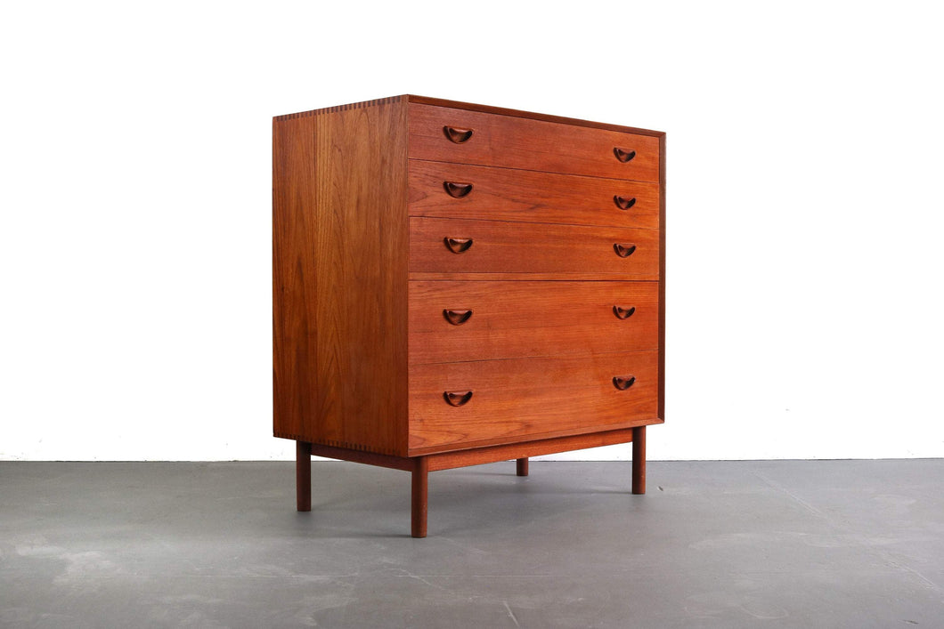 Peter Hvidt & Orla Molgaard Nielsen Tall Boy Dresser / Chest of Drawers, Denmark-ABT Modern