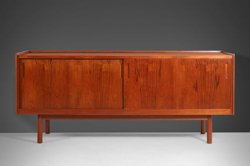 Petite Danish Modern Credenza in Teak by J. Clausen for Brande Mobelfabrik, c. 1960s-ABT Modern