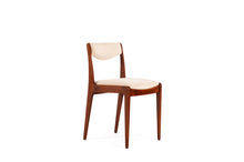 Load image into Gallery viewer, Petite Rosewood Desk Chair / Side Chair in Original Cream Knit Fabric After Nils Jonsson, Sweden-ABT Modern
