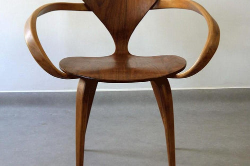 Private Listing - Norman Cherner Pretzel Chair for Plycraft in Walnut-ABT Modern