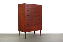 Load image into Gallery viewer, Private Listing - Six Drawer Teak Tall Dresser / Chest Made in Denmark by Munch Slagelse-ABT Modern
