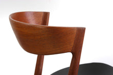 Load image into Gallery viewer, RARE Klein for Bramin Teak Compass Sculpted Desk Chair / Accent Chair-ABT Modern

