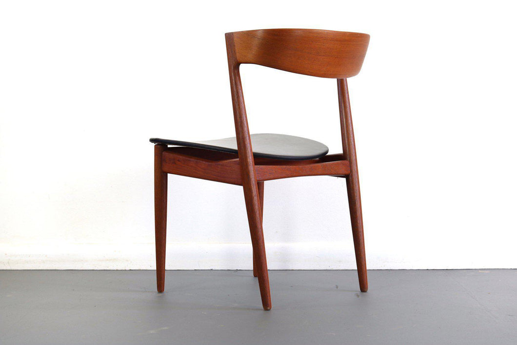 RARE Klein for Bramin Teak Compass Sculpted Desk Chair / Accent Chair-ABT Modern